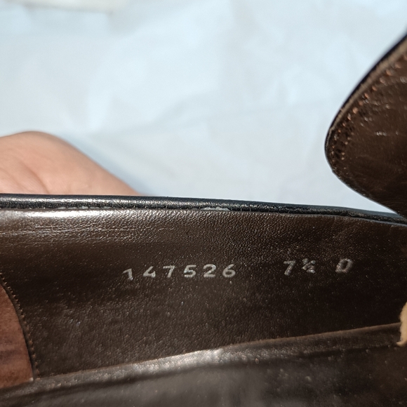 Gucci Logo Mens Leather logo luxury Shoes Loafers size UK 7.5 us 8 - Picture 2 of 16